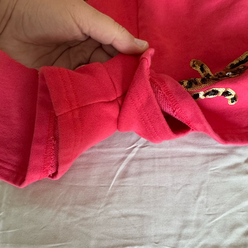 Queen of sparkles Leopard Print red Women's Shorts size large - Picture 9 of 10